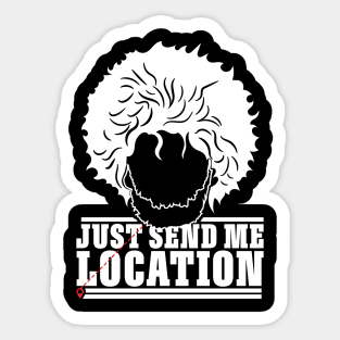 Send me location Sticker